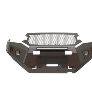 Бампер силовой передний STC ISUZU D-Max 2020+ AT35 c защитной дугой и противотуманными фарами