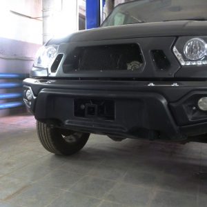 Адаптер с квадратом для дополнительного оборудования (к переднему бамперу ABC.UAZ.FB.01/02/29/31)