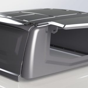 Крыша (кунг) кузова для UAZ ПИКАП (двойная кабина) (2015-) (белая) (3 двери) EXPEDITION АВС-Дизайн