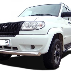 Защита переднего бампера радиус УАЗ Patriot 2005