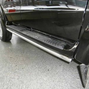 Защита штатного порога труба УАЗ Patriot 2014-2017, 2020