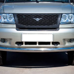 UAZ Patriot 2005-2013 Защита переднего бампера d76 (дуга)