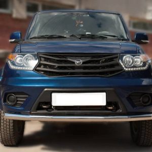 UAZ Patriot 2014 Защита переднего бампера d63 (дуга)