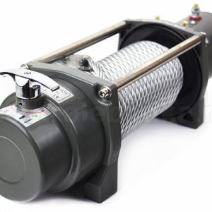 Лебёдка электрическая 12V Electric Winch 12000 lbs 5443 кг (влагозащищенная), кевларовый.трос 10 мм